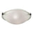 Atlas Lighting Sunglow 13'' Wide 2Lt Flush Mount, Nickel/White