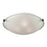 Atlas Lighting Sunglow 17'' Wide 3Lt Flush Mount, Nickel/White