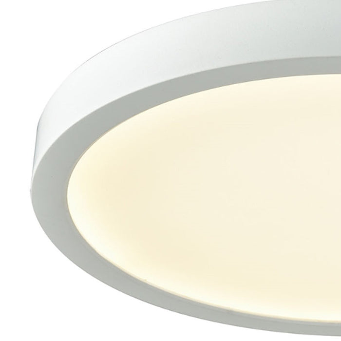 Atlas Lighting Titan 10'' Wide Integrated LED Flush Mount, White