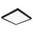 Atlas Lighting Titan 10'' Wide LED Square Flush Mount, Bronze/White