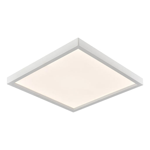 Atlas Lighting Titan 10'' Wide LED Square Flush Mount, White