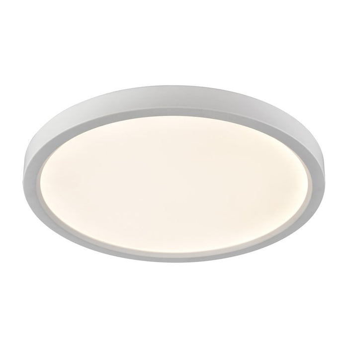 Atlas Lighting Titan 13'' Wide LED Round Flush Mount, White