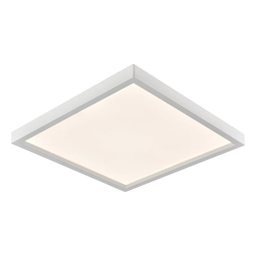 Atlas Lighting Titan 13'' Wide LED Square Flush Mount, White