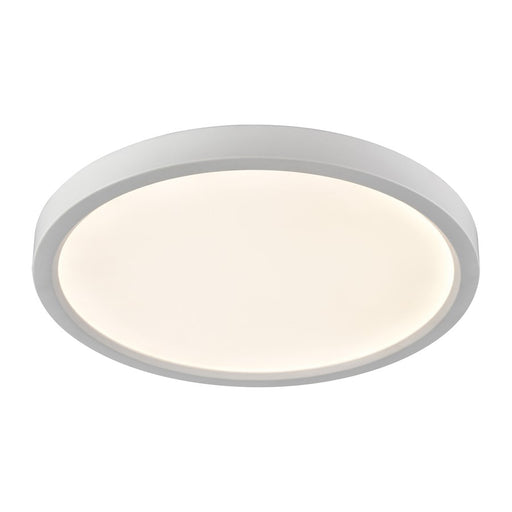 Atlas Lighting Titan 15'' Wide LED Round Flush Mount, White