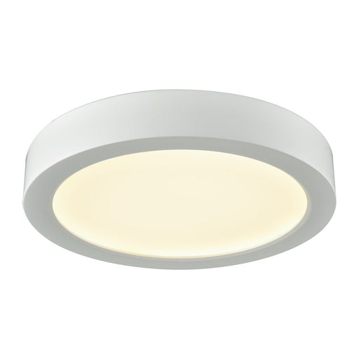 Atlas Lighting Titan 6'' Wide Integrated LED Flush Mount, White