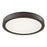 Atlas Lighting Titan 8'' Wide LED Flush Mount, Bronze/WHite