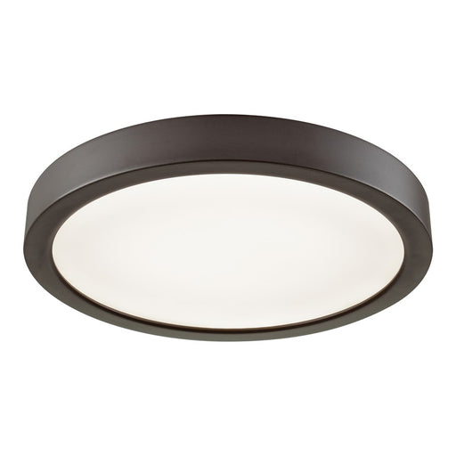 Atlas Lighting Titan 8'' Wide LED Flush Mount, Bronze/WHite