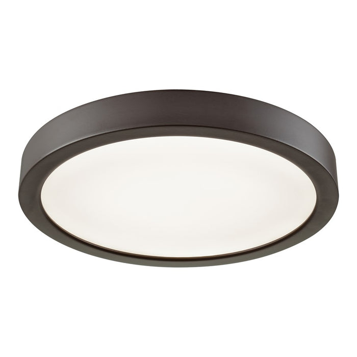 Atlas Lighting Titan 8'' Wide LED Flush Mount, Bronze/WHite