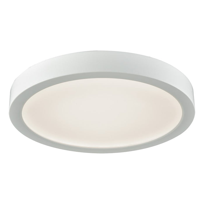 Atlas Lighting Titan 8'' Wide Integrated LED Flush Mount, White