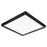 Atlas Lighting Titan 8'' Wide LED Square Flush Mount, Bronze/White
