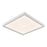 Atlas Lighting Titan 8'' Wide LED Square Flush Mount, White