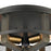 Atlas Lighting Woodbridge 17'' Wide 3Lt Flush Mount, Matte Black