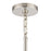 Atlas Lighting Abaca 5.25'' Wide 1Lt Mini Pendant, Nickel/Gray
