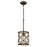 Atlas Lighting Armand 8'' Wide 1Lt Mini Pendant, Weathered Bronze