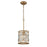 Atlas Lighting Armand 8'' Wide 1Lt Mini Pendant, Matte Gold