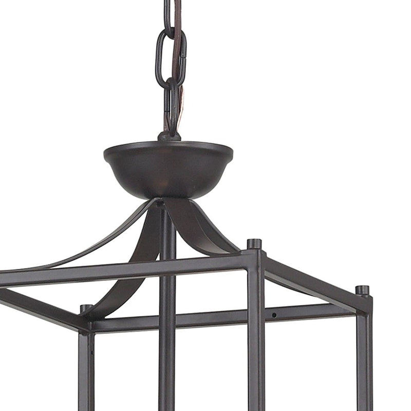Atlas Lighting Arthur 7in 3-Light Mini Pendant | Transitional Oil Rubbed Bronze Metal | Dining Room & Entryway | 7 x 7 x 14.75 in | Model CL11530-BZ