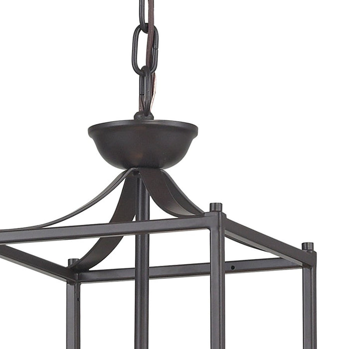 Atlas Lighting Arthur 7'' Wide 3Lt Mini Pendant, Aged Bronze