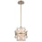 Atlas Lighting Asbury 9'' Wide 1Lt Mini Pendant, Aged Silver