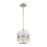Atlas Lighting Asbury 9'' Wide 1Lt Mini Pendant, Aged Silver