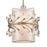 Atlas Lighting Asbury 9'' Wide 1Lt Mini Pendant, Aged Silver