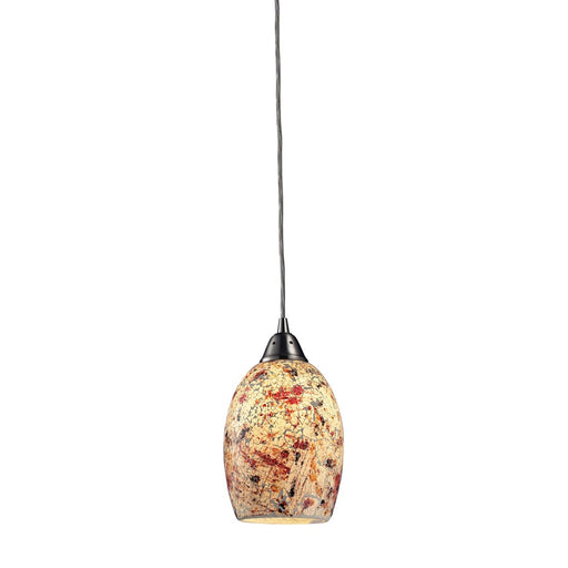 Atlas Lighting Avalon 5'' Wide 1Lt Pendant, Satin Nickel