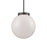 Atlas Lighting Beckett 12'' Wide 1Lt Mini Pendant, Bronze/White