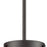 Atlas Lighting Beckett 12'' Wide 1Lt Mini Pendant, Bronze/White