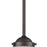 Atlas Lighting Beckett 6'' Wide 1Lt Mini Pendant, Bronze/White