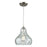 Atlas Lighting Belmont 10''W 1Lt Mini Pendant, Satin Nickel/Clear