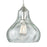 Atlas Lighting Belmont 10''W 1Lt Mini Pendant, Satin Nickel/Clear