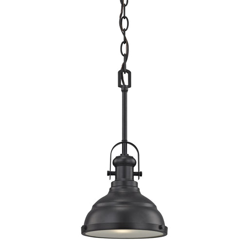 Atlas Lighting Blakesley 8''W 1Lt Mini Pendant, Oil Rubbed Bronze