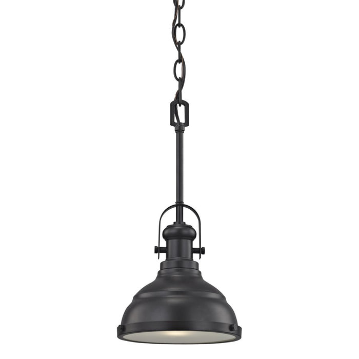 Atlas Lighting Blakesley 8''W 1Lt Mini Pendant, Oil Rubbed Bronze