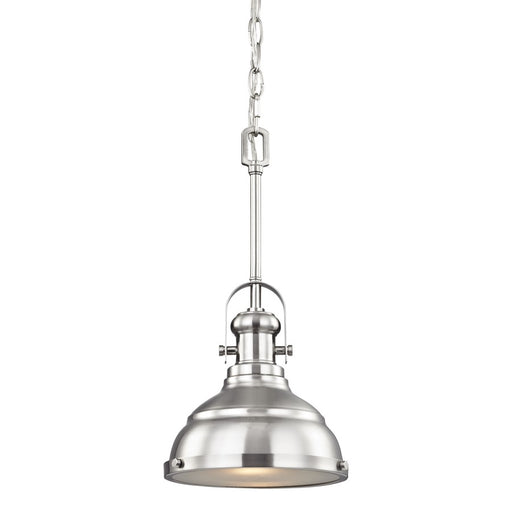 Atlas Lighting Blakesley 8'' Wide 1Lt Mini Pendant, Brushed Nickel