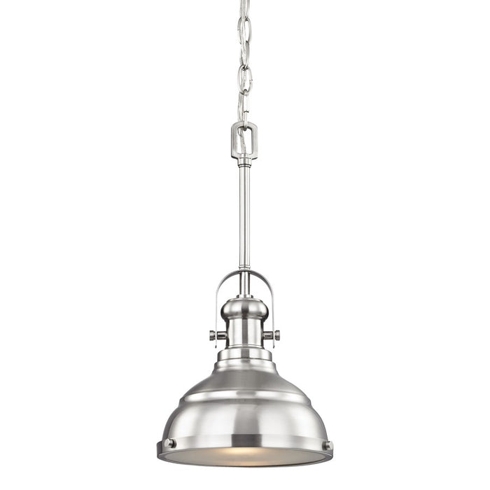 Atlas Lighting Blakesley 8'' Wide 1Lt Mini Pendant, Brushed Nickel
