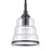 Atlas Lighting Boyer 6.5'' Wide 1Lt Mini Pendant, Matte Black/Clear