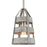 Atlas Lighting Brigantine 7'' Wide 1Lt Mini Pendant, Driftwood/Gray