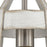 Atlas Lighting Brigantine 7''W 1Lt Mini Pendant, Nickel Beige/White