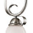 Atlas Lighting Brighton 6'' Wide 1Lt Mini Pendant, Nickel/White