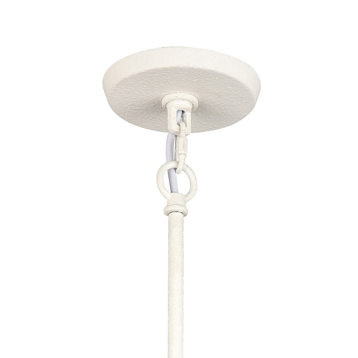 Atlas Lighting Cape May 9'' Wide 1Lt Mini Pendant, White Coral/Gray