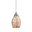 Atlas Lighting Capri 5'' Wide 1Lt Pendant, Nickel/Gray