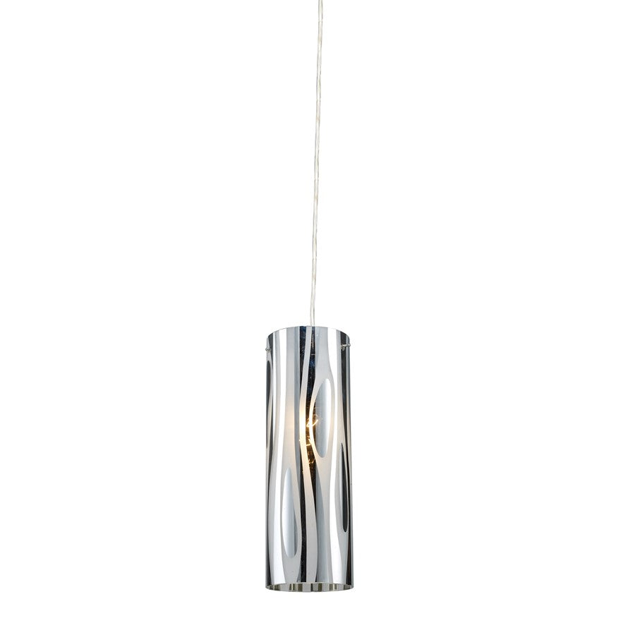 Atlas Lighting Chromia 4'' Wide 1Lt Pendant, Polished Chrome