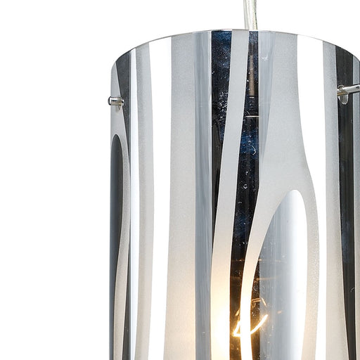 Atlas Lighting Chromia 4'' Wide 1Lt Pendant, Polished Chrome