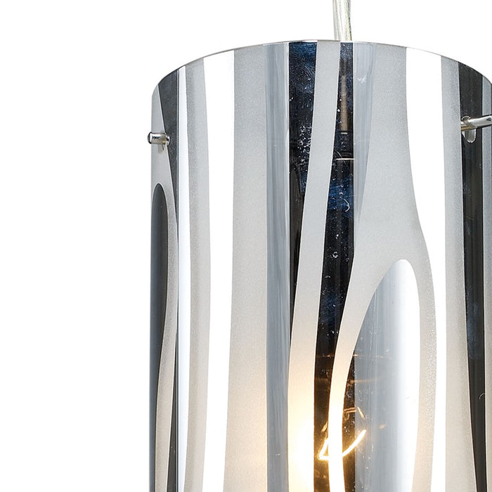 Atlas Lighting Chromia 4'' Wide 1Lt Pendant, Polished Chrome