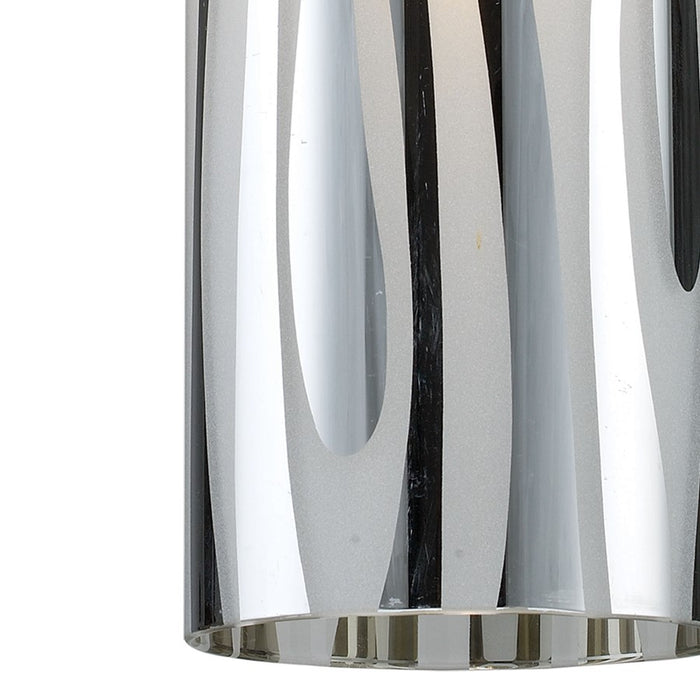 Atlas Lighting Chromia 4'' Wide 1Lt Pendant, Polished Chrome
