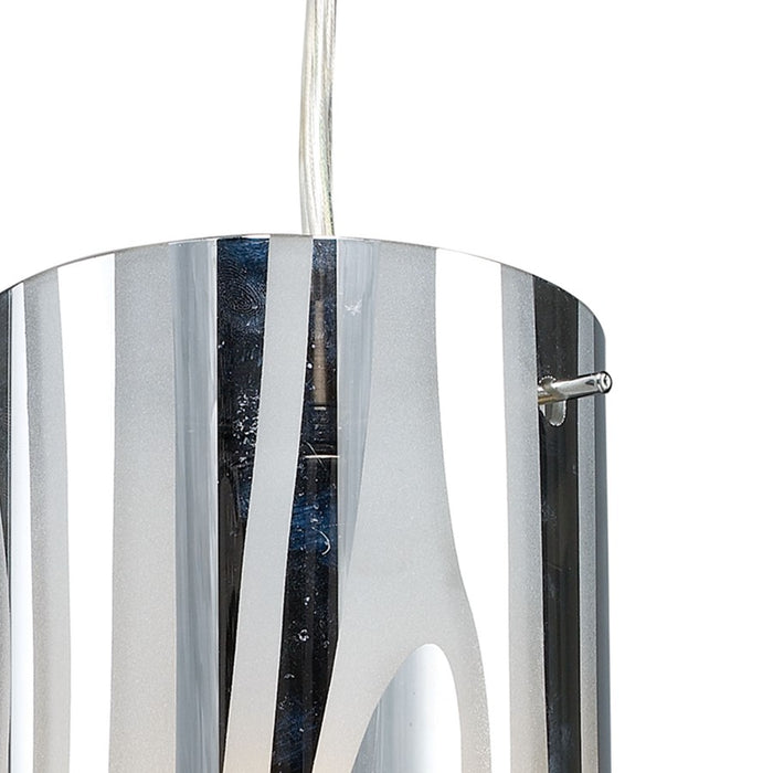 Atlas Lighting Chromia 4'' Wide 1Lt Pendant, Polished Chrome