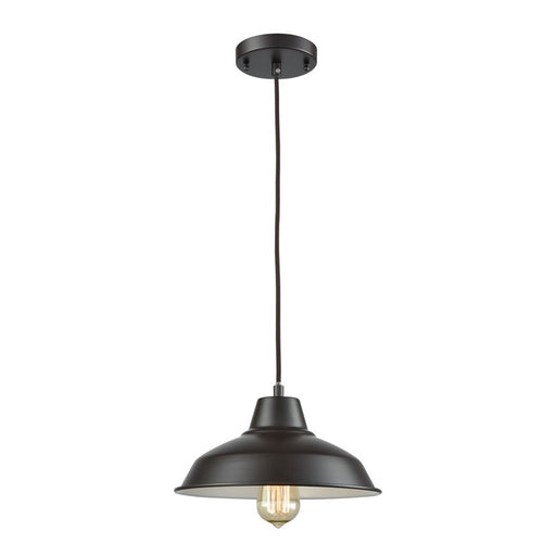 Atlas Lighting Classic Loft 11'' Wide 1Lt Mini Pendant, Bronze