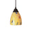 Atlas Lighting Classico 5''W 1Lt Pendant, Dark Rust/Yellow Blaze