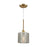 Atlas Lighting Compartir 6'' Wide 1Lt Mini Pendant, Polished Nickel