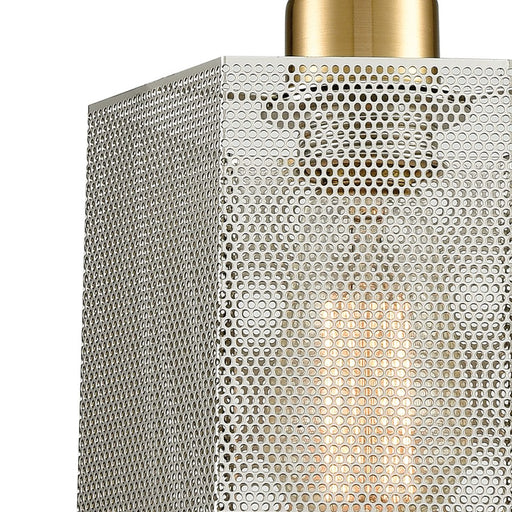 Atlas Lighting Compartir 6'' Wide 1Lt Mini Pendant, Polished Nickel