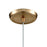 Atlas Lighting Compartir 6'' Wide 1Lt Mini Pendant, Polished Nickel